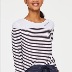 NWT LOFT Bon Voyage Tee